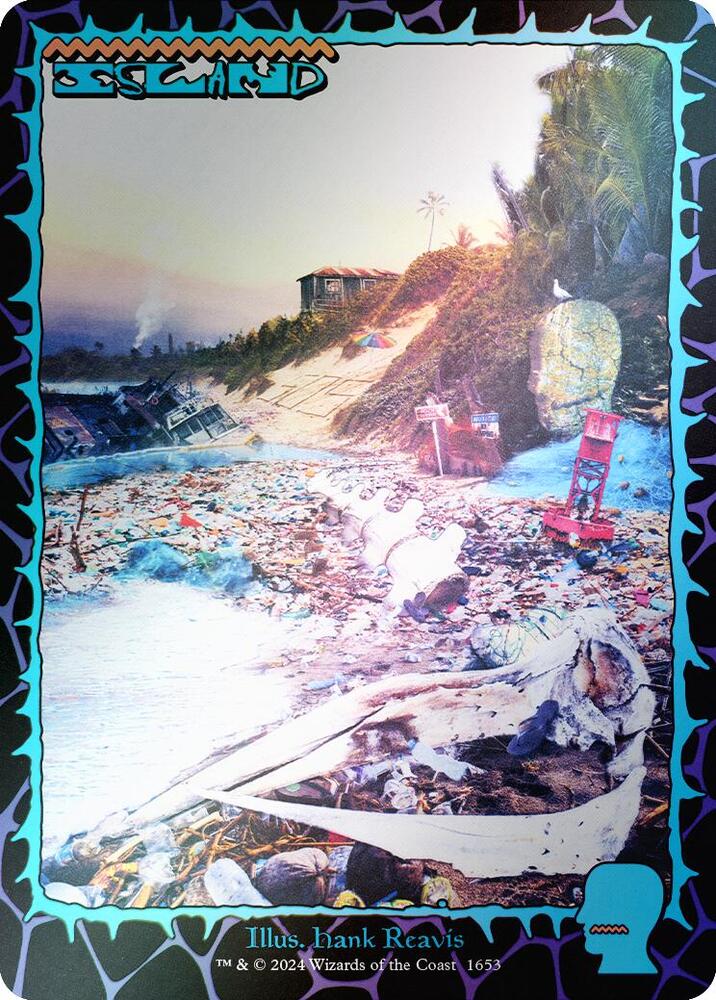 Island 1653 Rainbow Foil 1653 (Secret Lair Drop Series)  - Foil | Good Games Adelaide SA