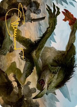 Troll Art Card Gold Stamped Signature 21 (Art Series: Adventures in the Forgotten Realms)  | Good Games Adelaide SA