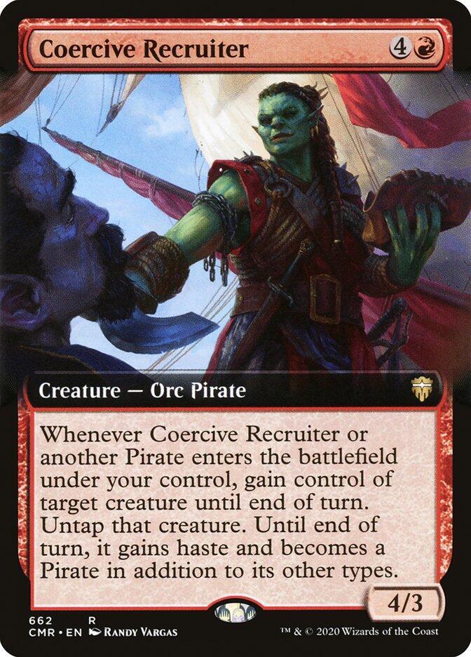 Coercive Recruiter 662 (Commander Legends)  - Extended Art | Good Games Adelaide SA