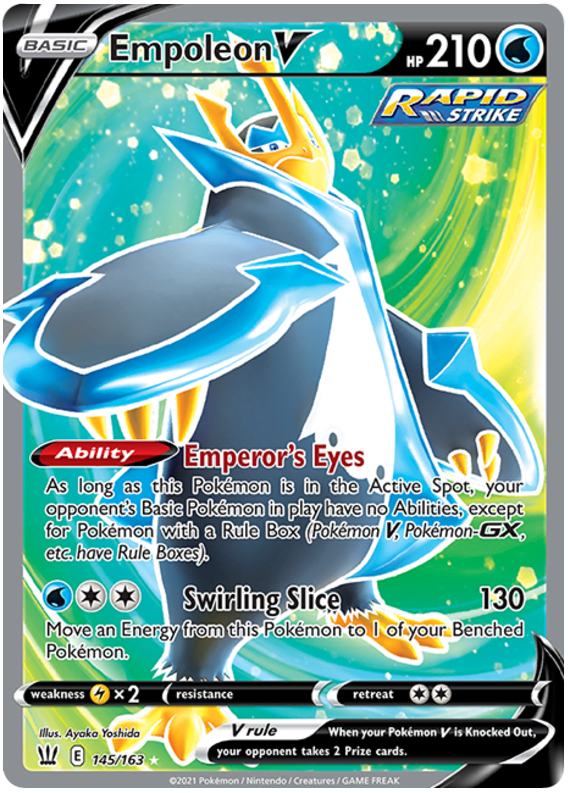 Empoleon V (145/163) [Sword & Shield: Battle Styles] | Good Games Adelaide SA