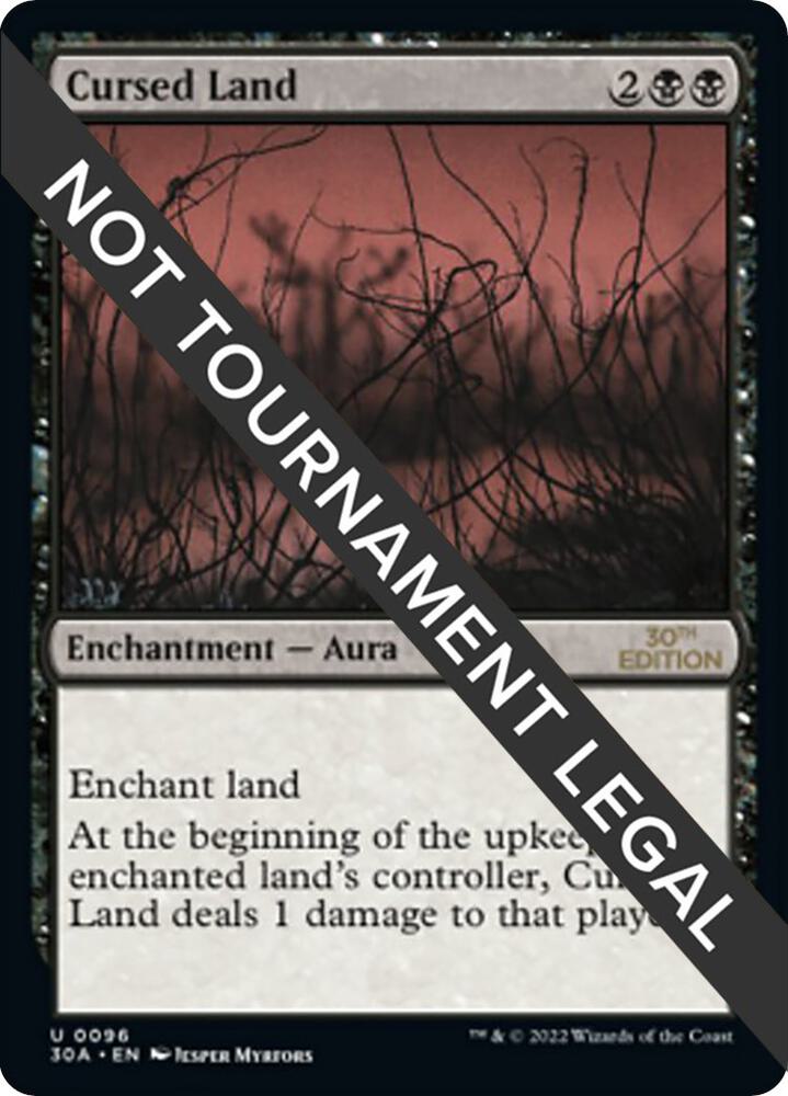 Cursed Land 96/594 (30th Anniversary Edition)  | Good Games Adelaide SA