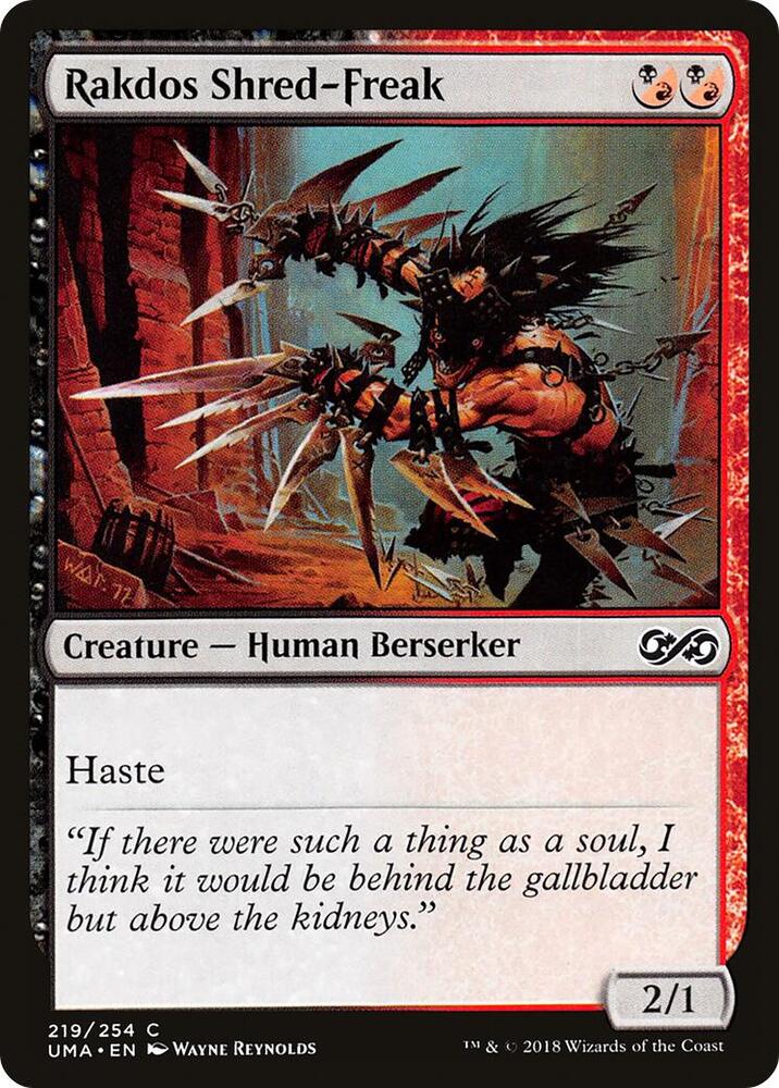 Rakdos Shred-Freak 219 (Ultimate Masters)  | Good Games Adelaide SA