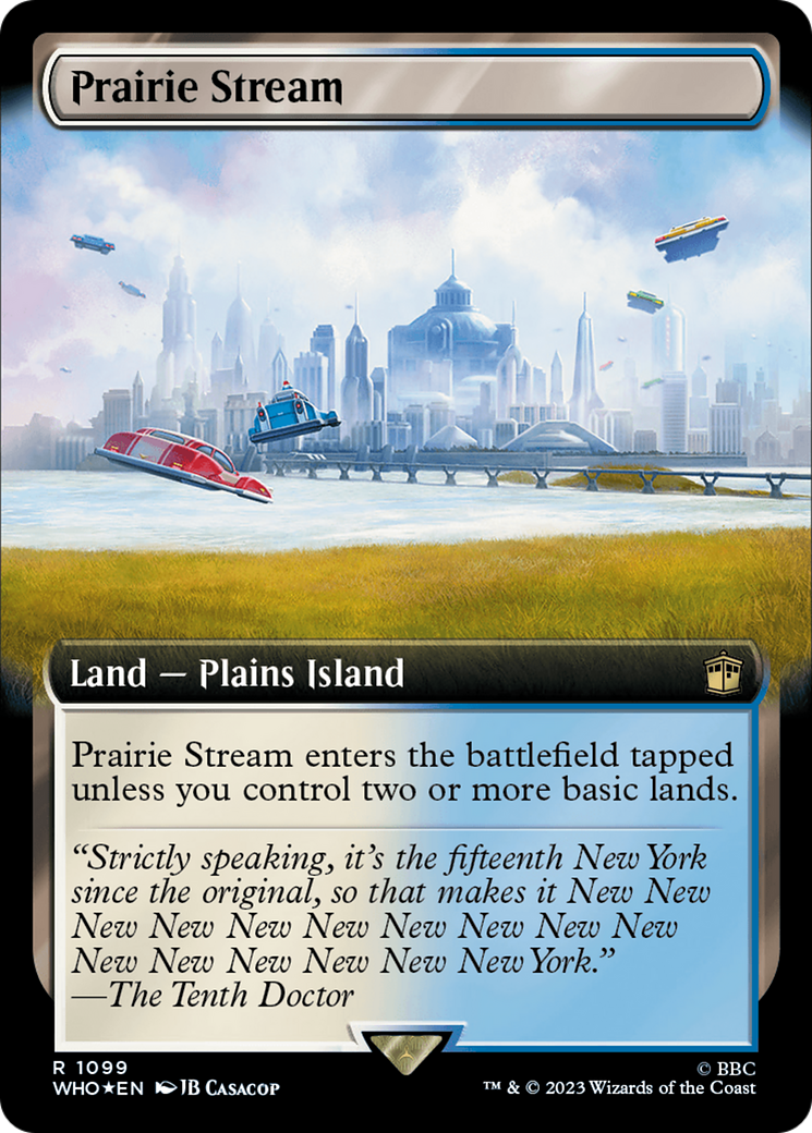Prairie Stream (Extended Art) (Surge Foil) [Doctor Who] | Good Games Adelaide SA