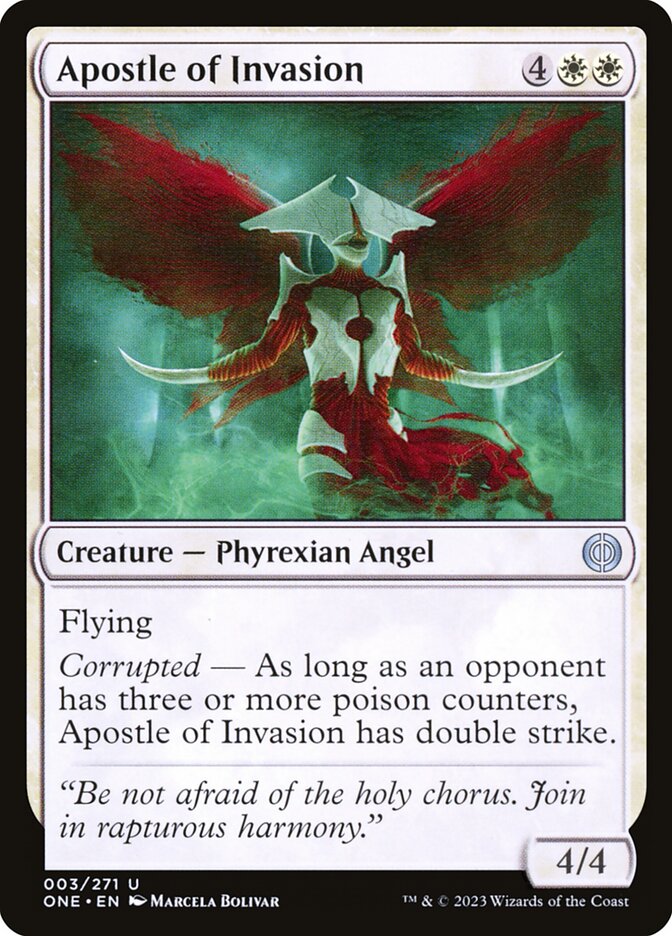 Apostle of Invasion 3 (Phyrexia: All Will Be One)  - Foil | Good Games Adelaide SA