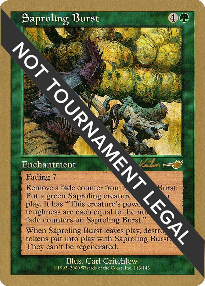 Saproling Burst 2000 Janosch Kuhn NMS  (World Championship Decks)  | Good Games Adelaide SA