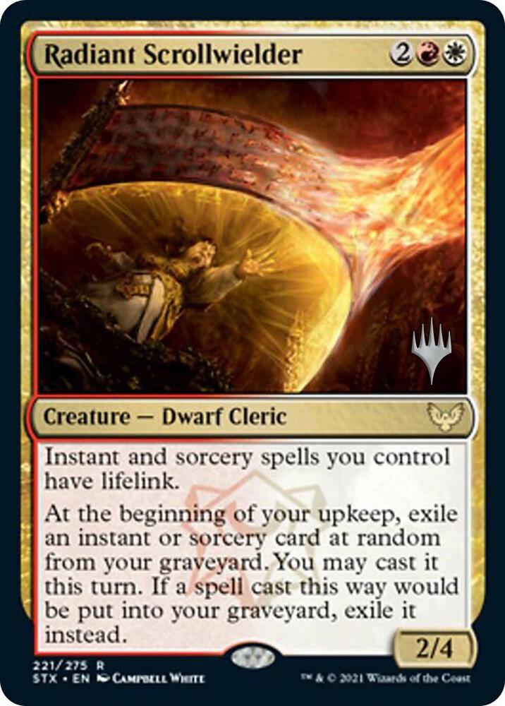 Radiant Scrollwielder 221 (Promo Pack: Strixhaven)  - Foil | Good Games Adelaide SA