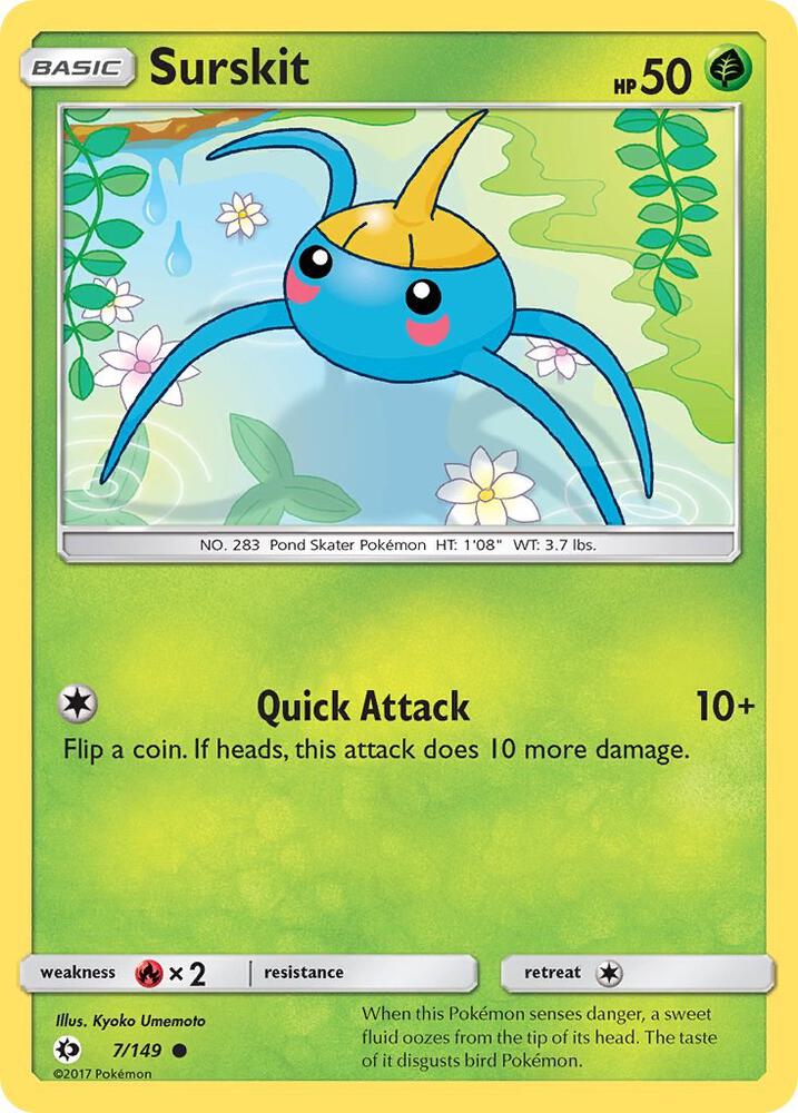 Surskit 7/149 (SM Base Set)  | Good Games Adelaide SA