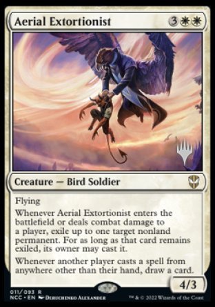 Aerial Extortionist (Promo Pack) [Streets of New Capenna Commander Promos] | Good Games Adelaide SA
