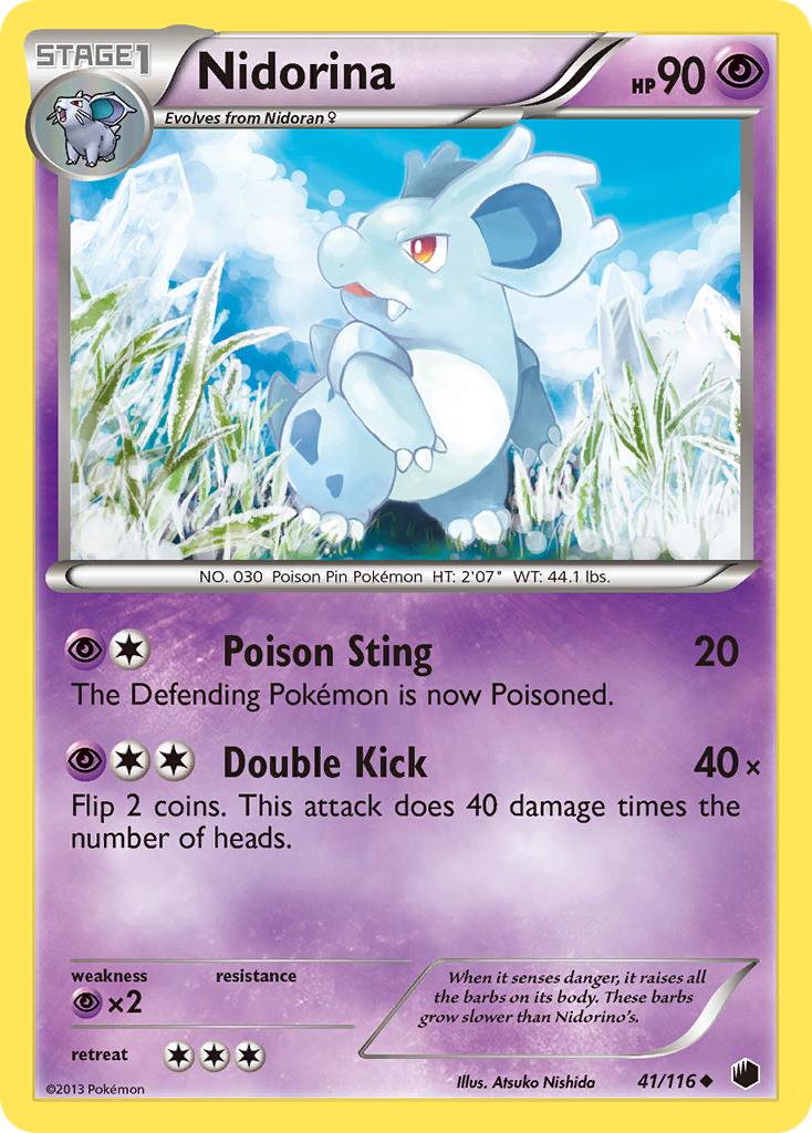 Nidorina (41/116) [Black & White: Plasma Freeze] | Good Games Adelaide SA