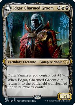 Edgar Charmed Groom Showcase 311 (Innistrad: Crimson Vow)  - Foil | Good Games Adelaide SA