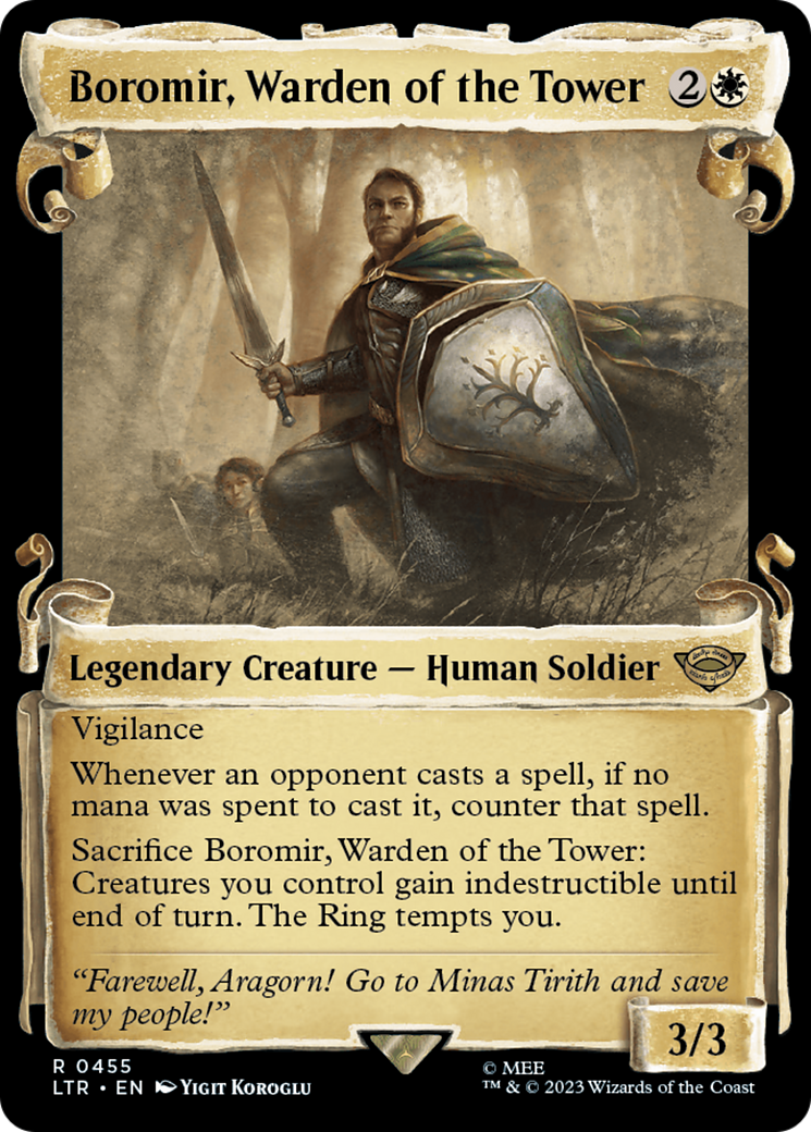 Boromir, Warden of the Tower [The Lord of the Rings: Tales of Middle-Earth Showcase Scrolls] | Good Games Adelaide SA