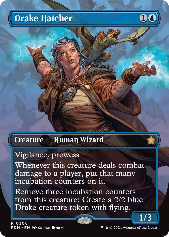 Drake Hatcher 306 (Foundations)  - Foil | Good Games Adelaide SA