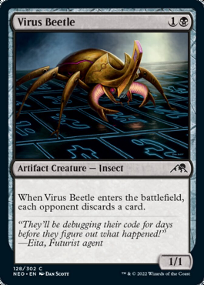 Virus Beetle [Kamigawa: Neon Dynasty] | Good Games Adelaide SA