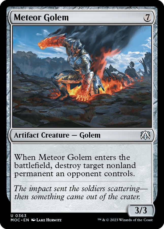 Meteor Golem [March of the Machine Commander] | Good Games Adelaide SA