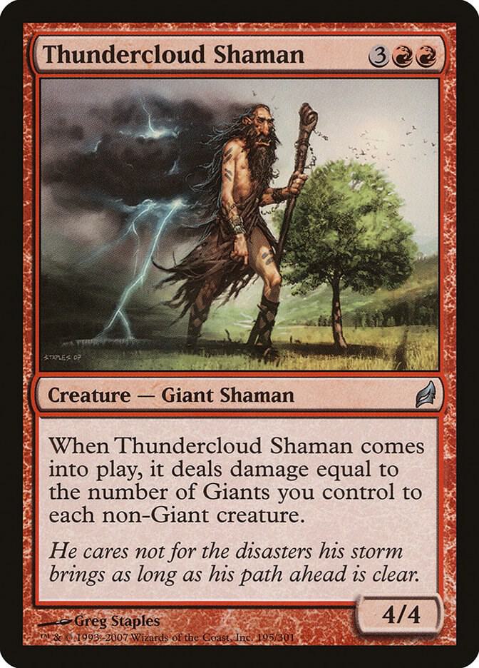 Thundercloud Shaman 195 (Lorwyn)  | Good Games Adelaide SA