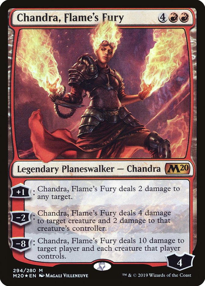 Chandra, Flame's Fury [Core Set 2020] | Good Games Adelaide SA