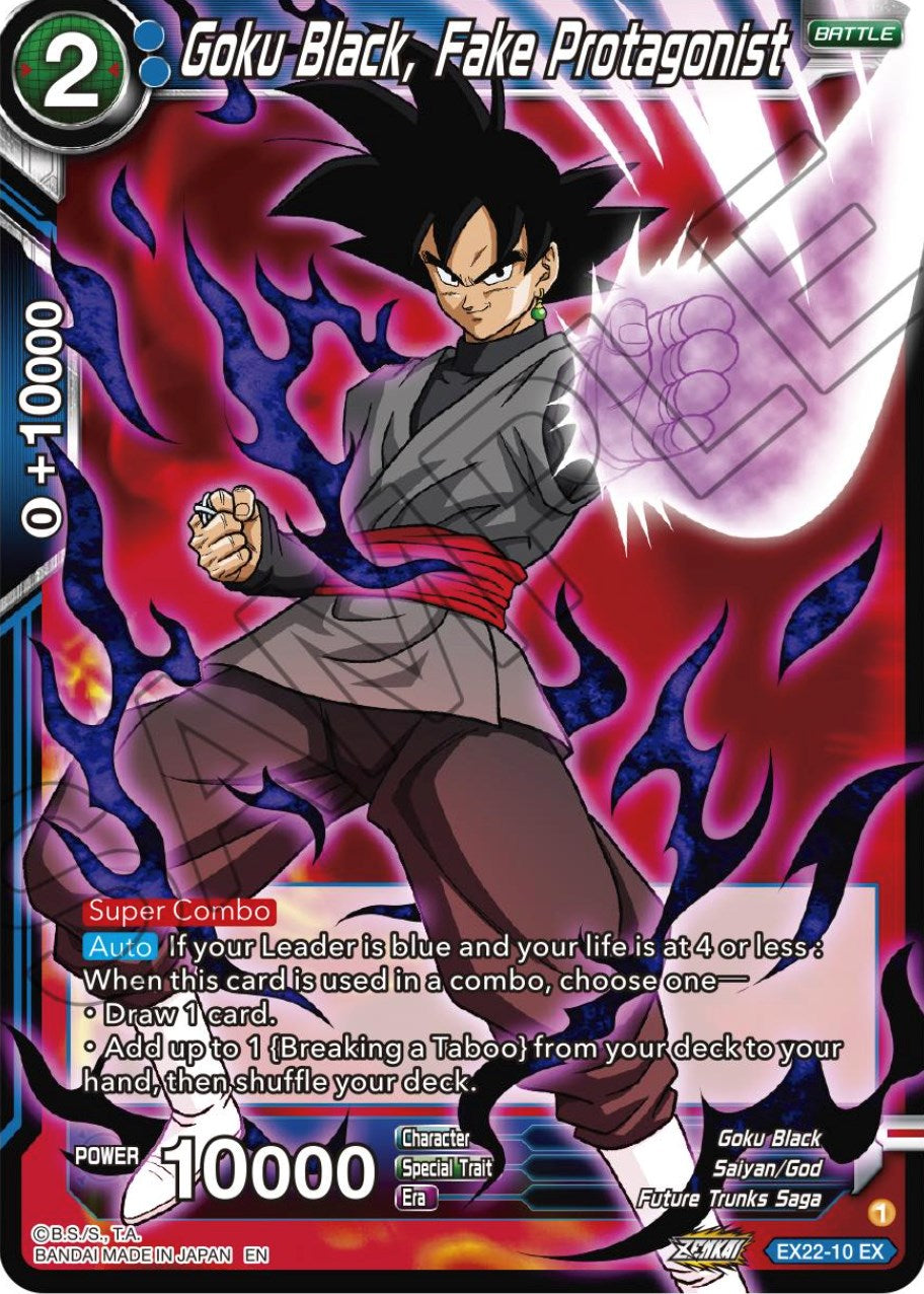 Goku Black, Fake Protagonist (EX22-10) [Ultimate Deck 2023] | Good Games Adelaide SA