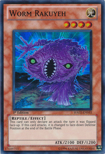 Worm Rakuyeh [HA02-EN055] Super Rare | Good Games Adelaide SA