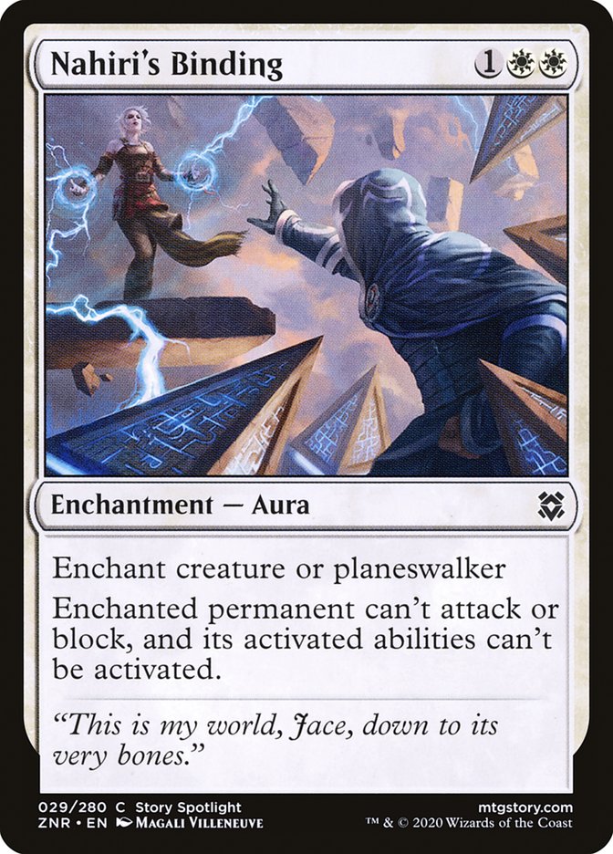 Nahiri's Binding 29 (Zendikar Rising)  - Foil | Good Games Adelaide SA