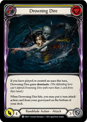 Drowning Dire (Yellow) [EVR111] (Everfest)  1st Edition Rainbow Foil | Good Games Adelaide SA