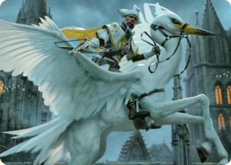 Gryff Rider Art Card [Innistrad: Crimson Vow Art Series] | Good Games Adelaide SA