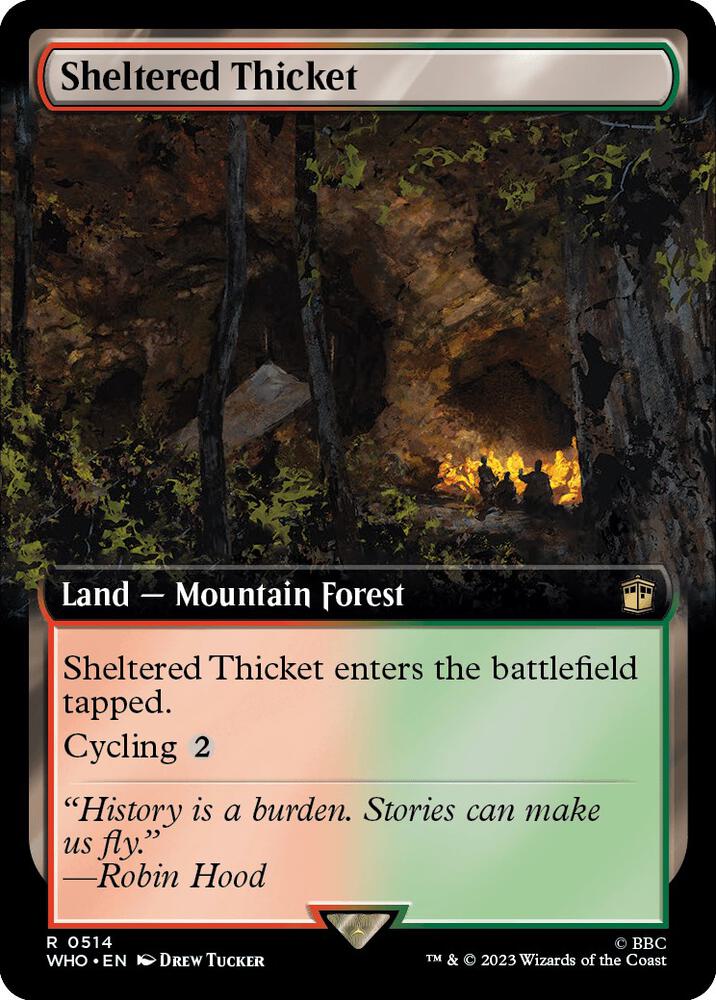 Sheltered Thicket 514 (Universes Beyond: Doctor Who)  | Good Games Adelaide SA