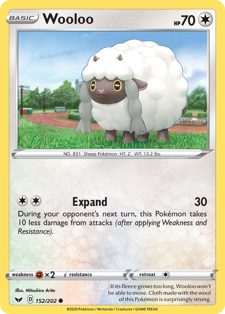 Wooloo (152/202) [Sword & Shield: Base Set] | Good Games Adelaide SA