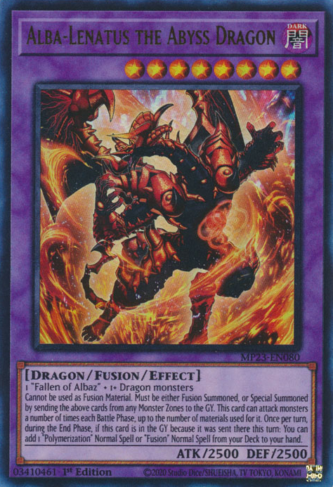 Alba-Lenatus the Abyss Dragon [MP23-EN080] Ultra Rare | Good Games Adelaide SA