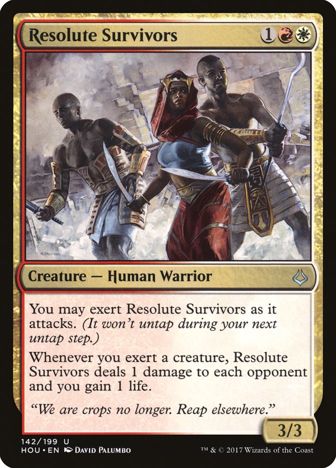 Resolute Survivors 142 (Hour of Devastation)  - Foil | Good Games Adelaide SA