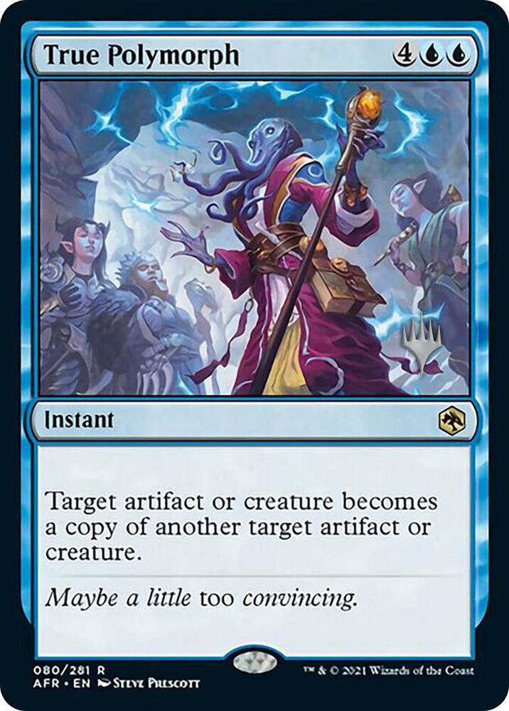True Polymorph 80 (Promo Pack: Adventures in the Forgotten Realms)  - Foil | Good Games Adelaide SA