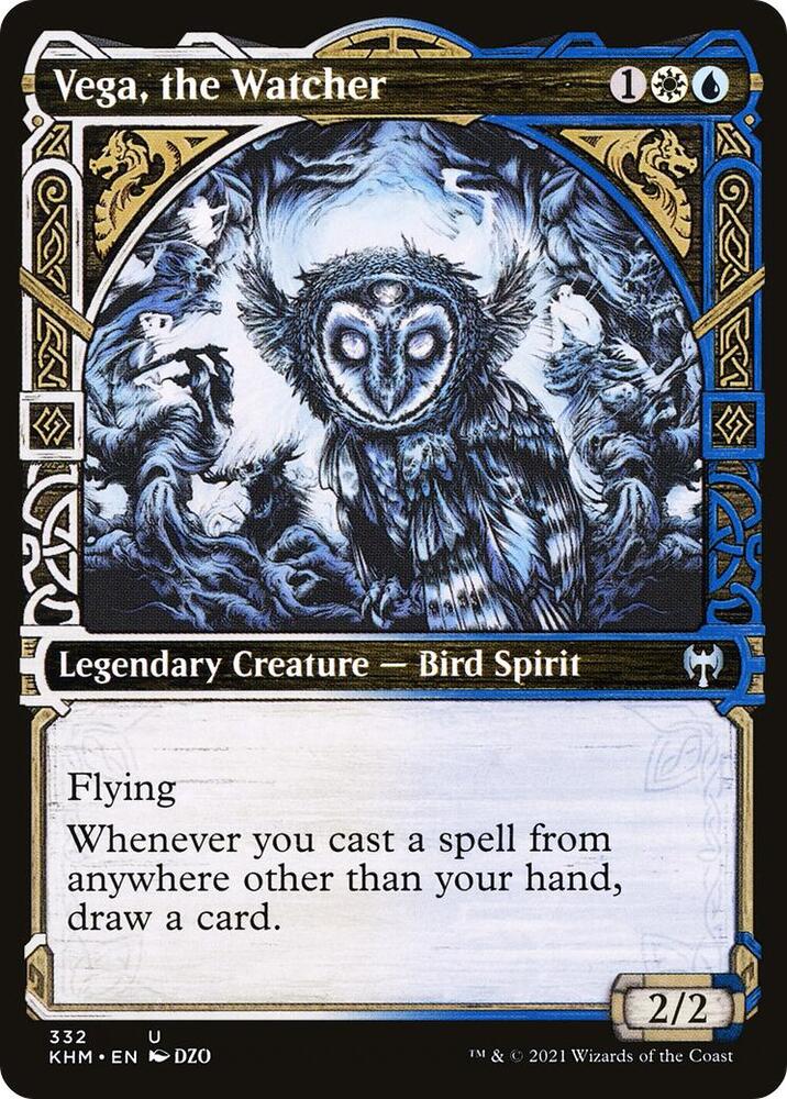 Vega, the Watcher 332 (Kaldheim)  - Showcase Foil | Good Games Adelaide SA