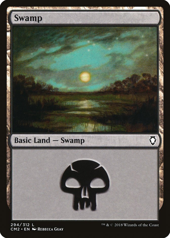 Swamp (294) [Commander Anthology Volume II] | Good Games Adelaide SA