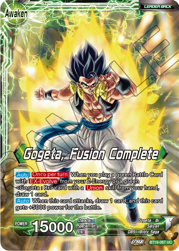 Veku // Gogeta, Fusion Complete (BT19-067) [Fighter's Ambition] | Good Games Adelaide SA