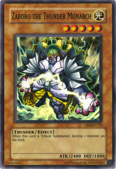 Zaborg the Thunder Monarch [DR2-EN135] Super Rare | Good Games Adelaide SA