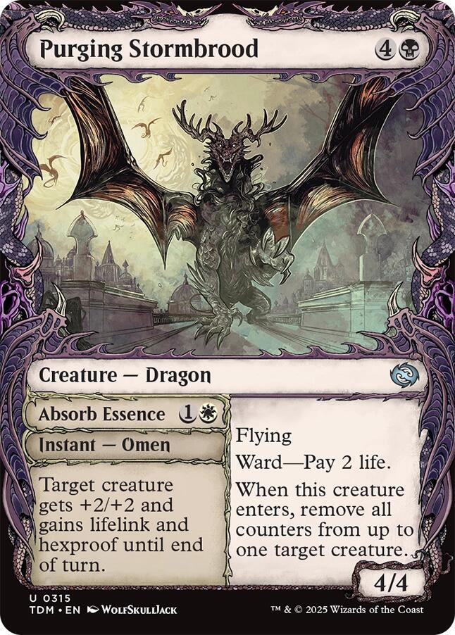 Purging Stormbrood // Absorb Essence 315 (Tarkir: Dragonstorm)  | Good Games Adelaide SA