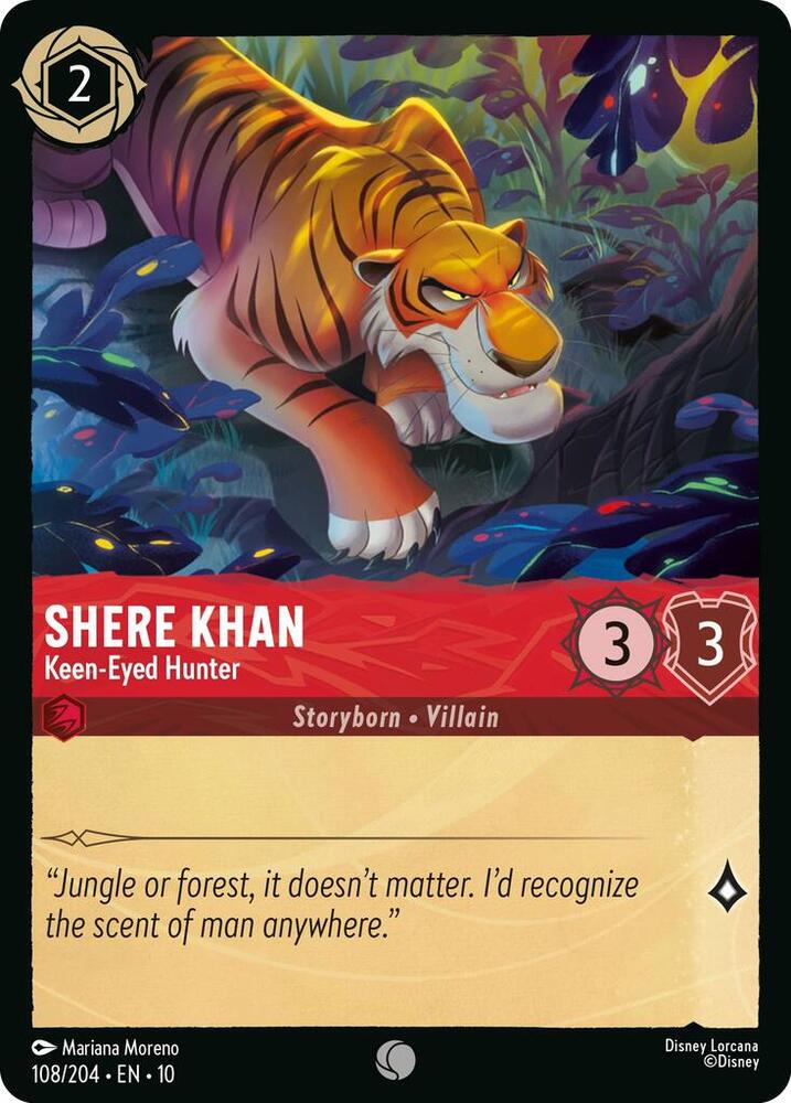 Shere Khan Keen Eyed Hunter 108/204 (Whispers in the Well)  | Good Games Adelaide SA