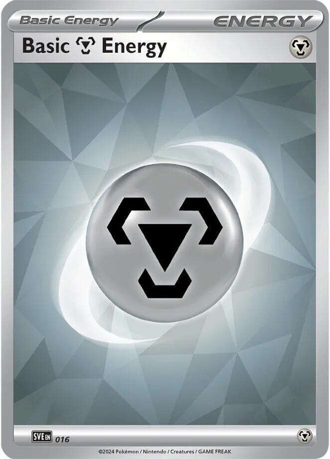 Basic Metal Energy 016 016 (SVE: Scarlet & Violet Energies)  - Holofoil | Good Games Adelaide SA