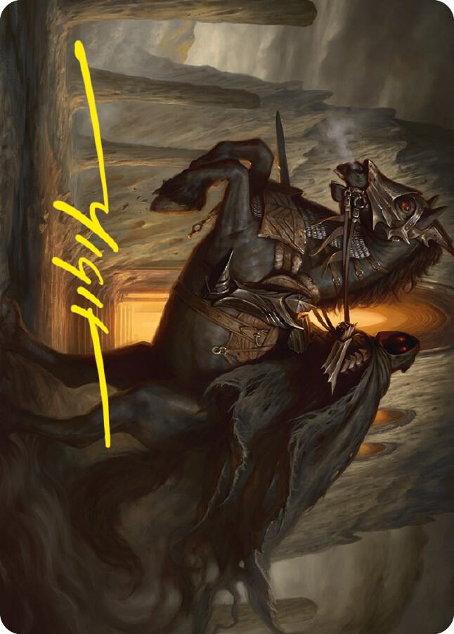 Nazgul Art Card Gold Stamped Signature 53 (Art Series: Universes Beyond: The Lord of the Rings: Tales of Middle-earth)  | Good Games Adelaide SA
