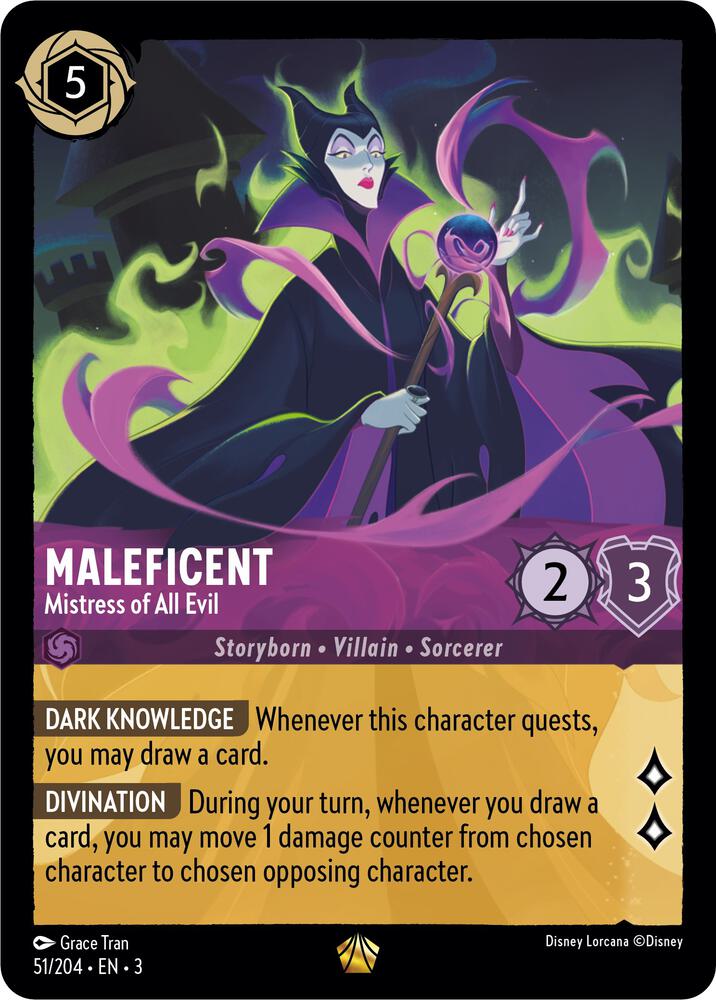 Maleficent Mistress of All Evil 51/204 (Into the Inklands)  | Good Games Adelaide SA