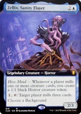 Zellix, Sanity Flayer (Extended Art) [Commander Legends: Battle for Baldur's Gate] | Good Games Adelaide SA