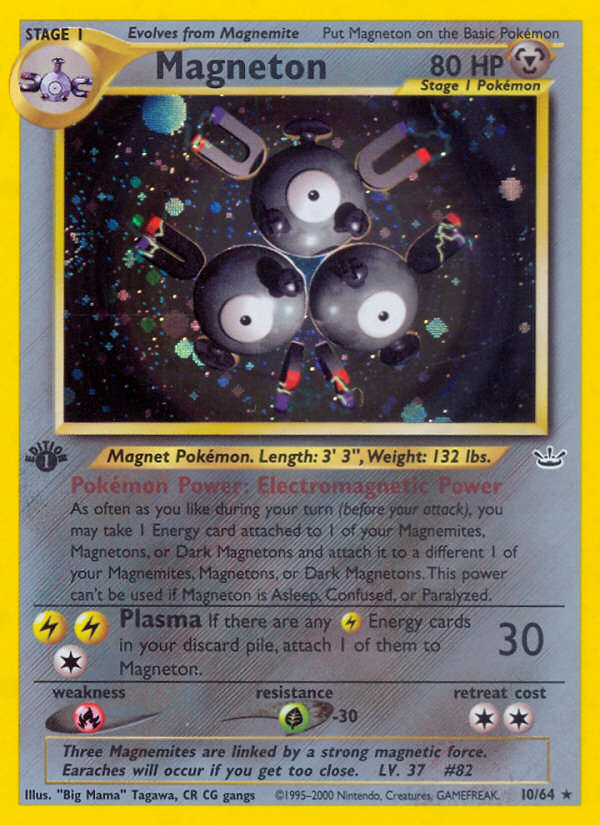 Magneton (10/64) [Neo Revelation 1st Edition] | Good Games Adelaide SA