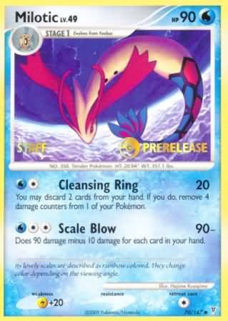Milotic (70/147) (Staff Prerelease Promo) [Nintendo: Black Star Promos] | Good Games Adelaide SA