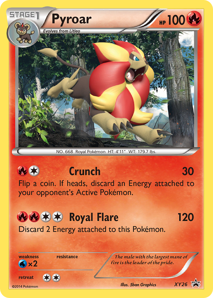Pyroar (XY26) [XY: Black Star Promos] | Good Games Adelaide SA