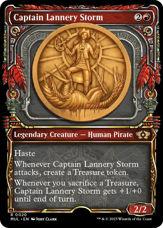 Captain Lannery Storm 20 (March of the Machine: Multiverse Legends)  - Showcase Foil | Good Games Adelaide SA