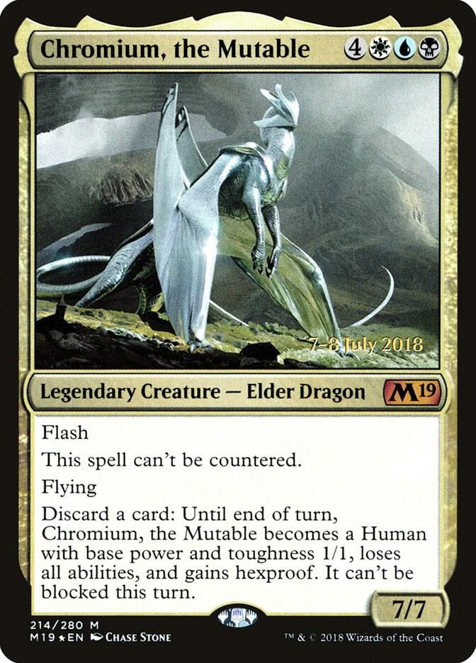 Chromium the Mutable 214 (Prerelease Cards)  - Foil | Good Games Adelaide SA