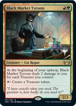 Black Market Tycoon 167 (Promo Pack: Streets of New Capenna)  - Foil | Good Games Adelaide SA