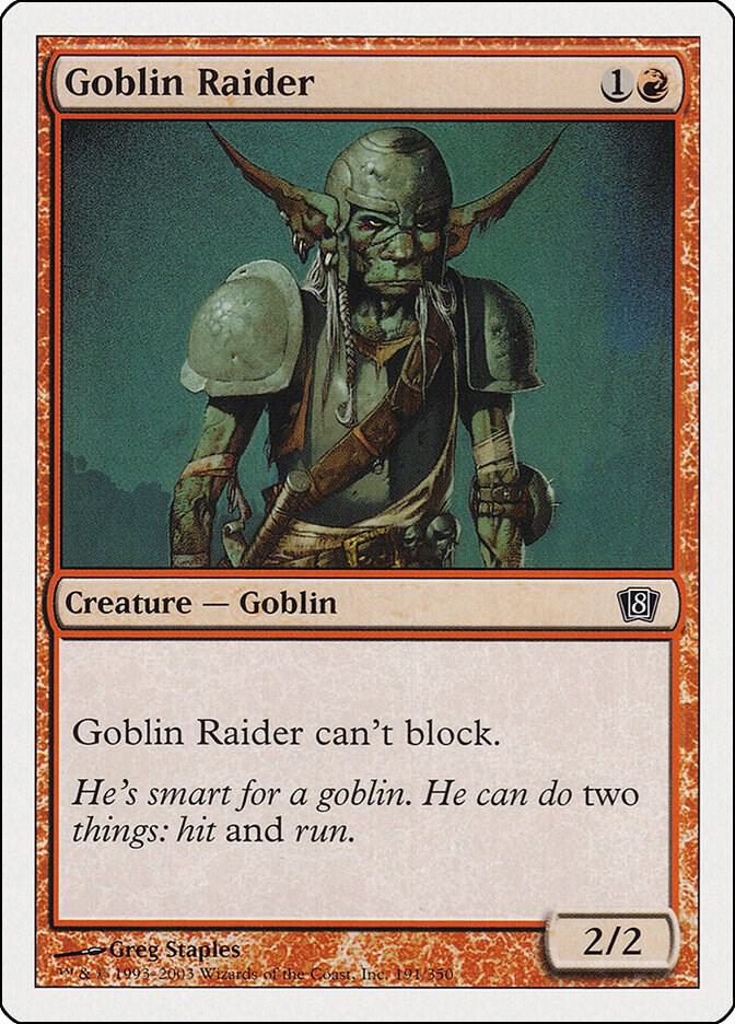 Goblin Raider 191 (8th Edition)  - Foil | Good Games Adelaide SA