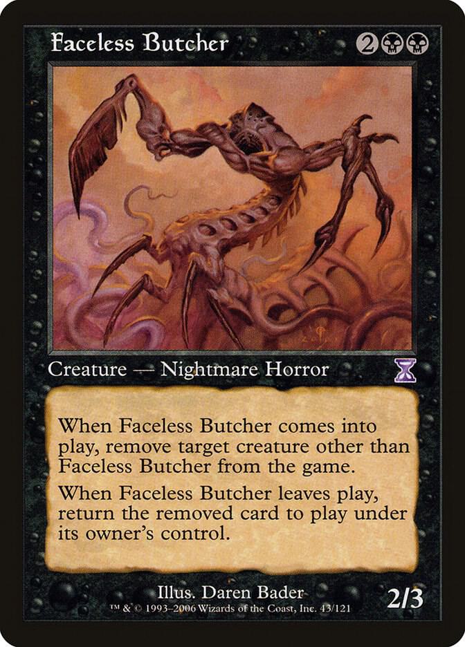 Faceless Butcher 43 (Timeshifted)  - Foil | Good Games Adelaide SA