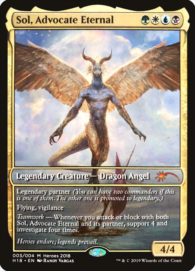 Sol, Advocate Eternal [Unique and Miscellaneous Promos] | Good Games Adelaide SA