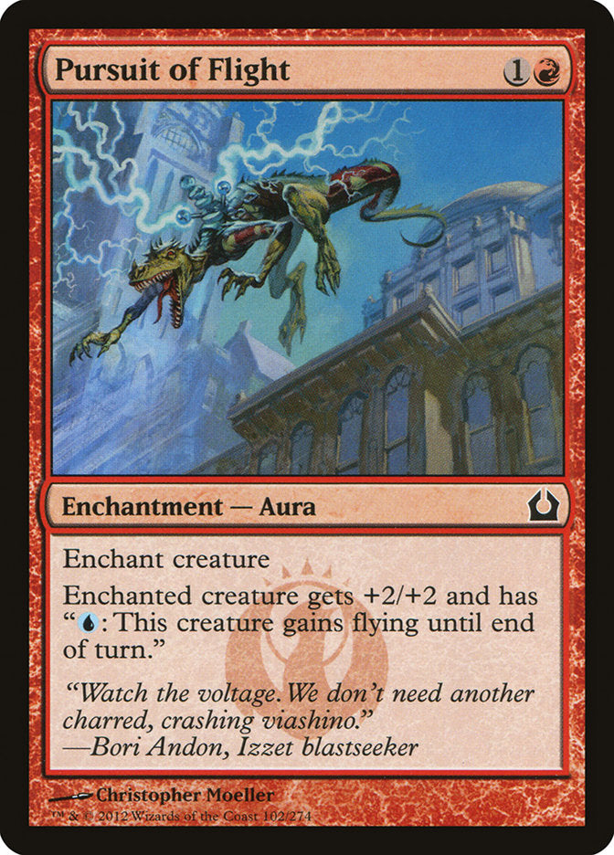 Pursuit of Flight 102 (Return to Ravnica)  - Foil | Good Games Adelaide SA